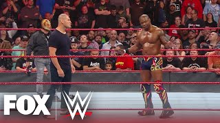 Cain Velasquez amp Rey Mysterio get the best of Shelton Benjamin amp Paul Heyman  MONDAY NIGHT RAW [upl. by Anirbys966]