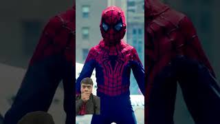 Spider Man vs Rhino Spider Man eye Roll out Reaction👀🤑 spiderman eyesrollout status attitude [upl. by Irafat]