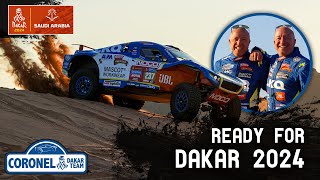 The rally is about to start for the Coronel brothers  Shakedown and Scrutineering DONE  Dakar 2024 [upl. by Gal]