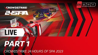 LIVE  Race  PART 1  CrowdStrike 24 hours of Spa  Fanatec GT World Challenge powered by AWS [upl. by Sanborn469]