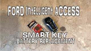 Ford Intelligent Access Smart Key Battery Replacement [upl. by Domenic]