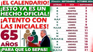 🧓🚨¡EL CALENDARIO COMPLETO DE PAGOS PARA LOS PENSIONADOS DEL BIENESTAR🧓🚨 [upl. by Onil]