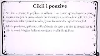 8 01 077  Java 16  Gjuhë shqipe  vepra poetike lum lumi ali podrimja [upl. by Agn]