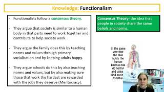 GCSE Sociology  CD 7  Functionalism and Crime [upl. by Aidnyl]