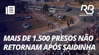 Mais de 1500 presos não retornaram para a prisão após saidinha em SP [upl. by Notled]