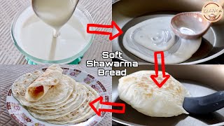 Soft Shawarma Bread Using Soft Batter mixture  KitcheNet Ph [upl. by Elna]