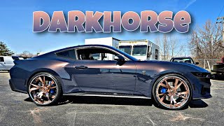 2024 Mustang Darkhorse on 24inch ROSEGOLD Forgiato wheels [upl. by Greenwald439]