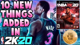 NBA 2K20  10 NEW GAME MODES AND FEATURES THAT WILL MAKE IT THE GREATEST GAME OF ALL TIME [upl. by Lion]