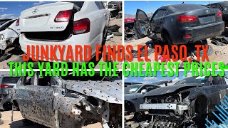 Lexus Hunting at Junk Yard in El Paso Rio Grande Pick a Part [upl. by Newhall25]