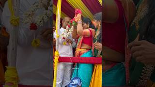 Jogini Shyamala bonam and bandi Sanjay Yadav at Lal Darwaza bonalu  Madhu Priya bonala song [upl. by Orestes975]