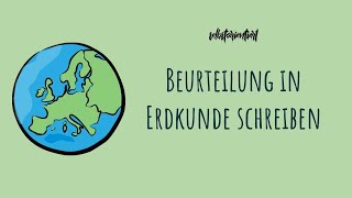 Wie schreibt man eine Erörterung  Beurteilung in Erdkunde  Geographie Klausur Beispiel  Aufbau [upl. by Blasius]