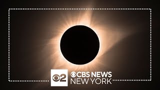 Live Solar eclipse in New York state  Full coverage [upl. by Lattonia]