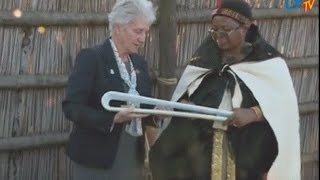 Her Majesty the Indlovukazi has received the commonwealth baton [upl. by Shannen]