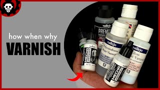 How to VARNISH Miniatures  How When Why You Varnish Minis amp Models [upl. by Marnie]