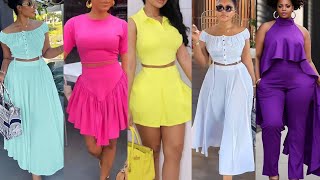 Stylish TwoPiece Outfit Ideas  Trendy 2Piece Dress Design Inspiration [upl. by Connors]