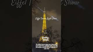 Eiffel Tower Light Show  Paris  France  Aradhya Rahul  shorts  eiffeltower  paris [upl. by Ennayelsel253]