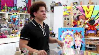 Inside the Artists Studio Romero Britto [upl. by Mercie154]