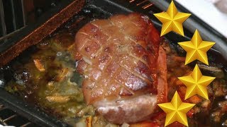 Schweinekrustenbraten klassisch Krustenbraten vom Schwein Schweinsbraten Schweinebraten [upl. by Valentijn]