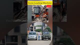 Snow Loading Machine trending viral shorts ytshorts shortvideo snow road cleaning [upl. by Ardnu]