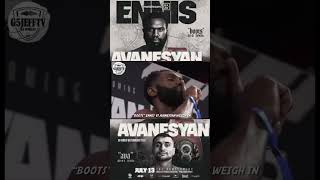 Jaron “Boots” Ennis vs David Avanesyan Weigh In boxing subscribe mma boxer sports subscriber [upl. by Elbertina]