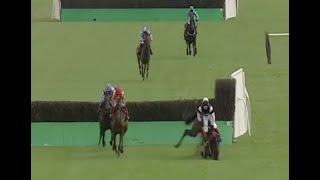 Horse Racing Death 205  Kingscourt Native at Southwell Racecourse [upl. by Manvil]