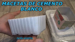 🤩mira Como hacer macetas de cemento tutorial completo paso a paso RECICLAJE DE ENVACES PLASTICOS [upl. by Kenway381]