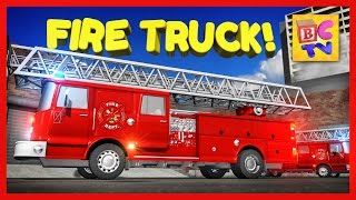 Learn About Fire Trucks for Children  Educational Video for Kids by Brain Candy TV [upl. by Yalc637]