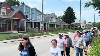 71524 Procession From Holy Spirit to St Philip Neri Parish in Indianapolis [upl. by Turpin]