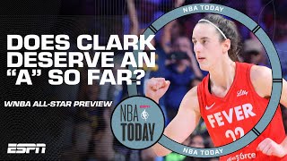 Grading Caitlin Clark’s rookie season  WNBA AllStar preview  NBA Today [upl. by Amikan]