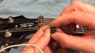 Locking Down Floyd Rose Nuts [upl. by Leiuqeze]