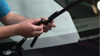 Wipertech TrueFit Aeroflex  How to install Slide Clip wiper blades [upl. by Kristof]