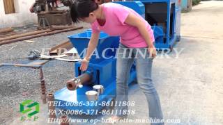 wood sawdust rice husk briquette machine with competitive price [upl. by Ghassan188]