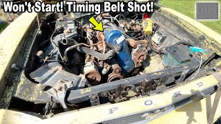 Ford 23 Engine Timimg Belt Replacement  Ford Mustang II Ford Pinto Mercury Bobcat Many Others [upl. by Pearce658]