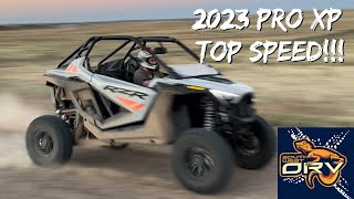 2023 RZR Pro XP  Top Speed Run [upl. by Ecerehs100]