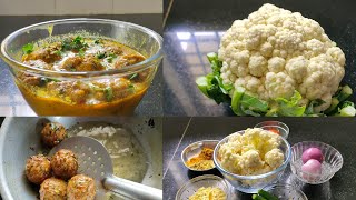 Cauliflower Kofta Recipe  Gobhi Kofta Recipe  How to make Kofta Recipe [upl. by Mcdougall932]