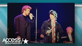 Boy George Opens Up About The Passing Of George Michael  Access Hollywood [upl. by Retsevlys]