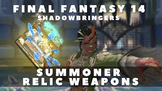 FFXIV  Summoner ShB Relic Weapons  Espiritus Laws Order Index and Blades Acumen [upl. by Navac]