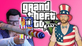 EPIC GTA Online Funny Moments INSANE Humane Labs Raid amp AMERICA [upl. by Lieno]