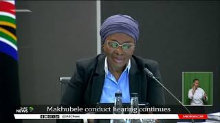 Suspended Gauteng High Court Judge Tintswalo Makhubeles tribunal hearing continues [upl. by Iila345]