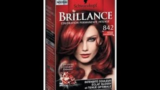 Revue « Brillance » coloration permanente intense de Schwarzkopf n°842 [upl. by Dallon96]