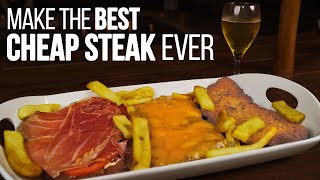 How to Cook a CHEAP STEAK  Argentinian Milanesa Steak Recipe [upl. by Pimbley507]