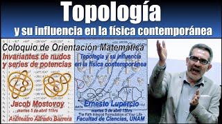 Topología y su influencia en la física contemporánea Ernesto Lupercio [upl. by Aivat]