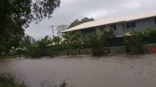 Cyclone Dylan high tide the morning after at Slade Point Mackay [upl. by Tjaden]