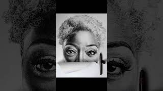 Pointillism portrait titled quotBeyond Boundariesquot by Mary Edoyugbo art dots stippling artist [upl. by Aremihc]