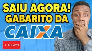 SAIU AGORA O GABARITO DO ESTÁGIO NA CAIXA [upl. by Katerina]