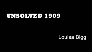 Unsolved 1909  Louisa Bigg  Mysterious Deaths  True London Crime  Douglas Buildings  Borough [upl. by Jennifer]