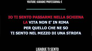 LIGABUE TI SENTO CORI PER IL KARAOKE PROFESSIONALE [upl. by Alah]