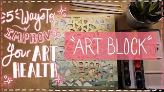 5 Ways To Improve Your Art quotHealthquot Art Block  Emily Artful [upl. by Reviel]