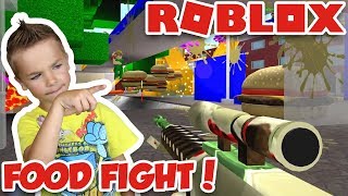 ULTIMATE FOOD FIGHT in ROBLOX [upl. by Venn]