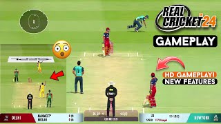 Real Cricket 24’ Official Gameplay finally HD Graphics New Features  Android amp iOS  RC24 [upl. by Attikram760]